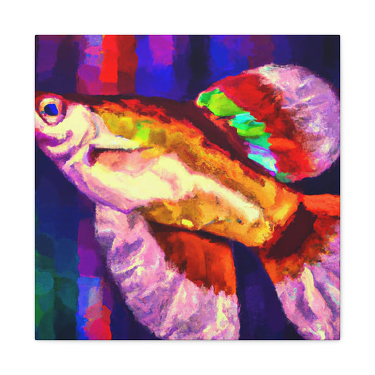 "Killifish in Motion" - Canvas