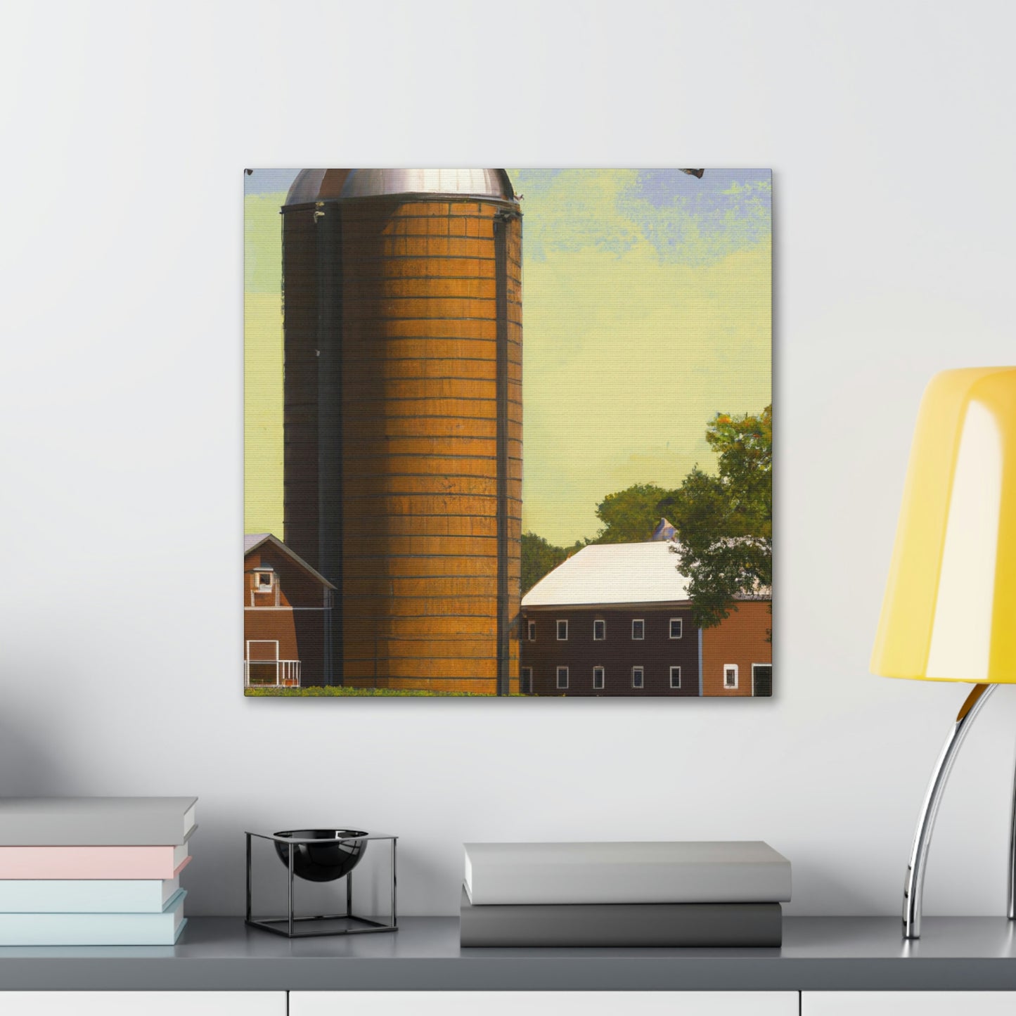 "Silo in the City" - Canvas