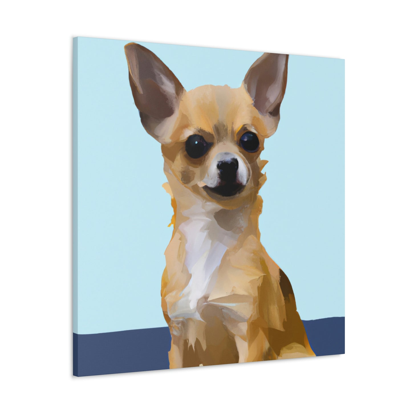 "Chihuahua Minimalism Dream" - Canvas