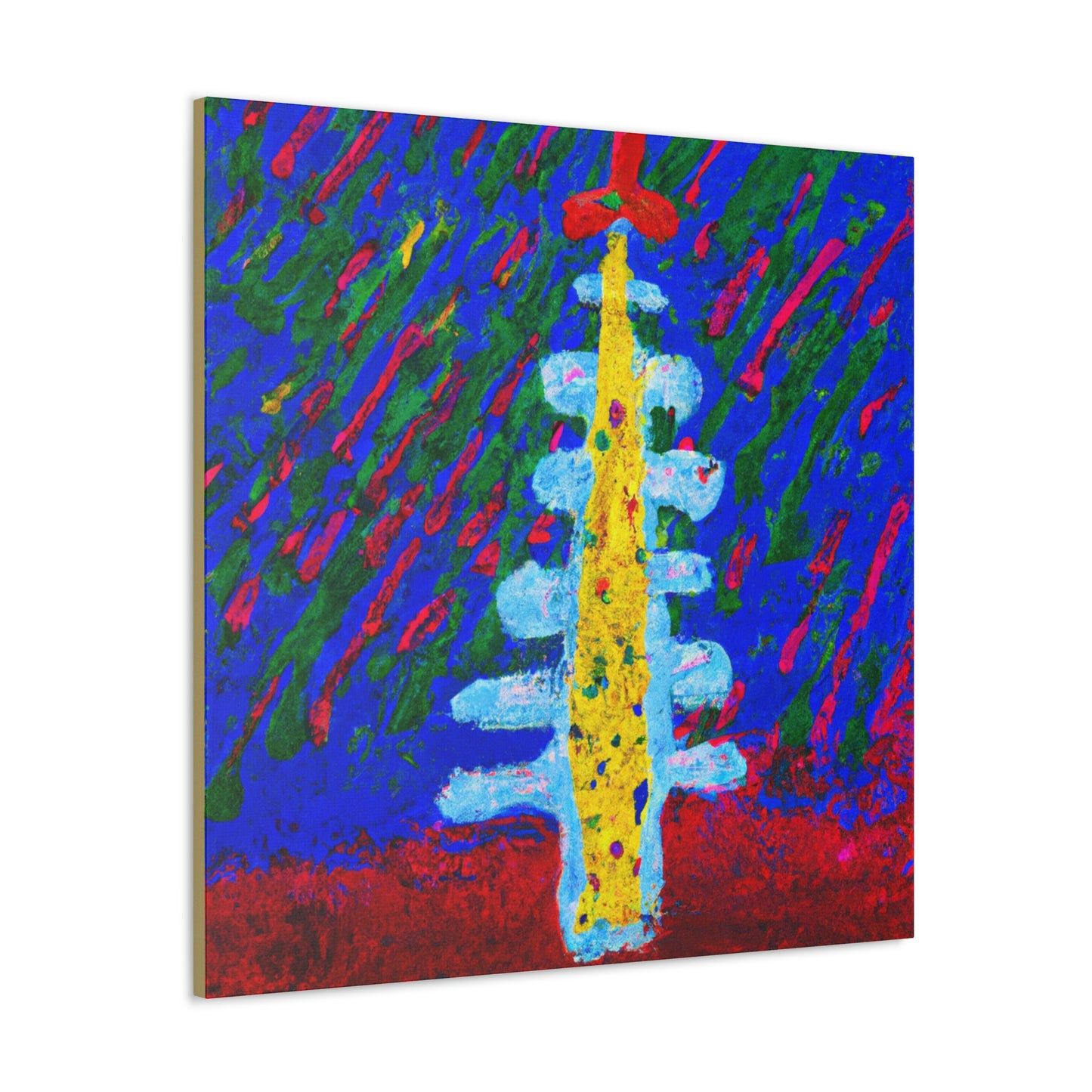 Christmas Tree Reflection - Canvas