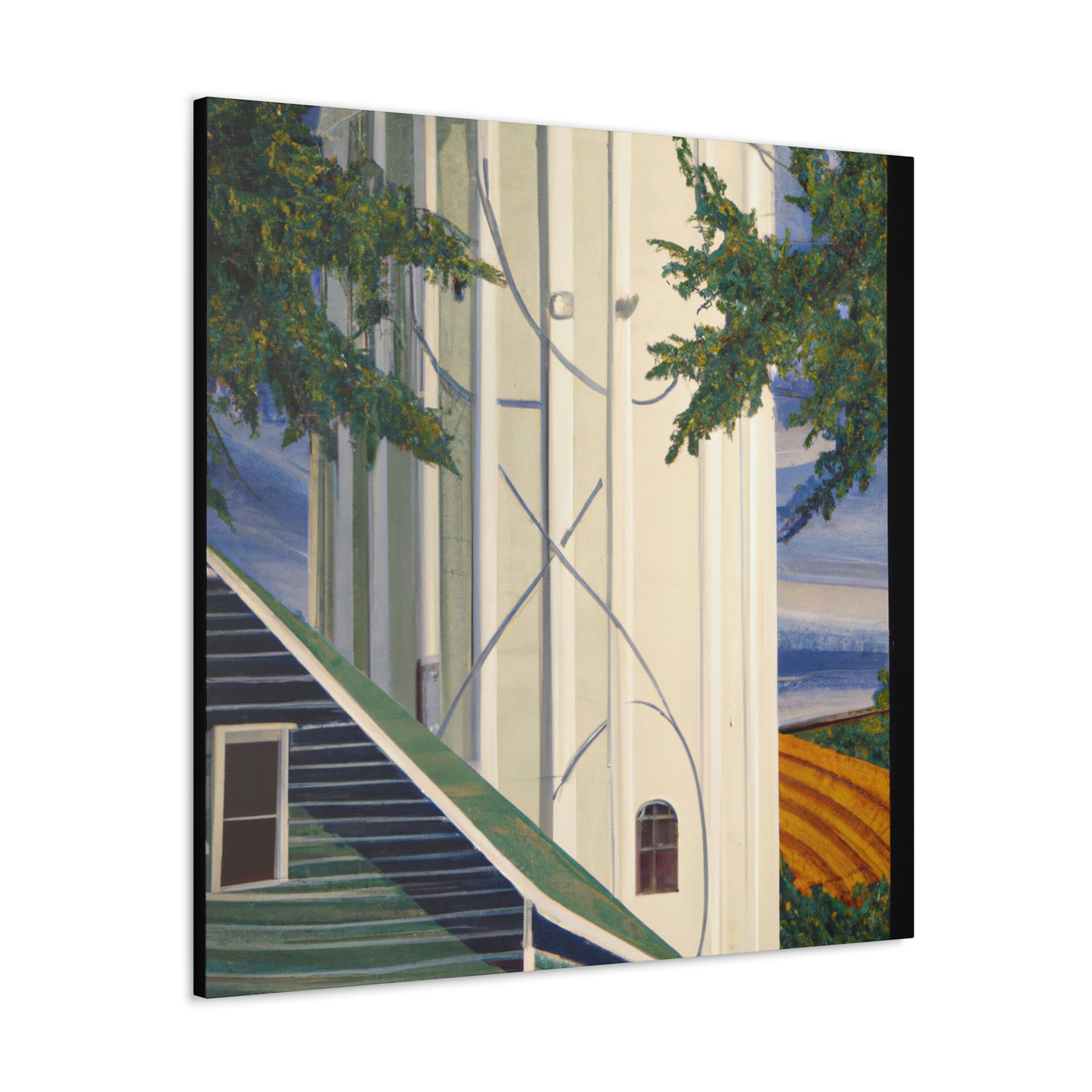 "Silo's Rustic Beauty" - Canvas