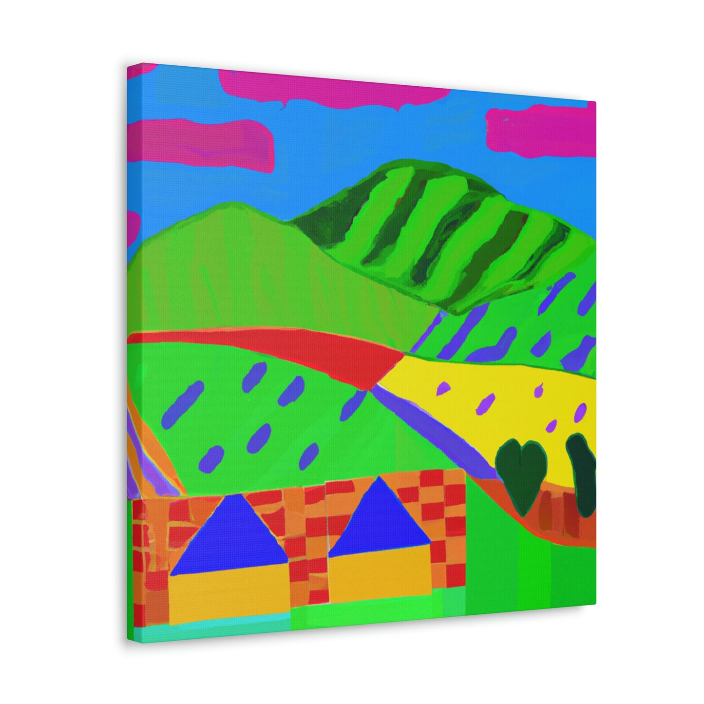 Countryside Fauvist Blaze - Canvas