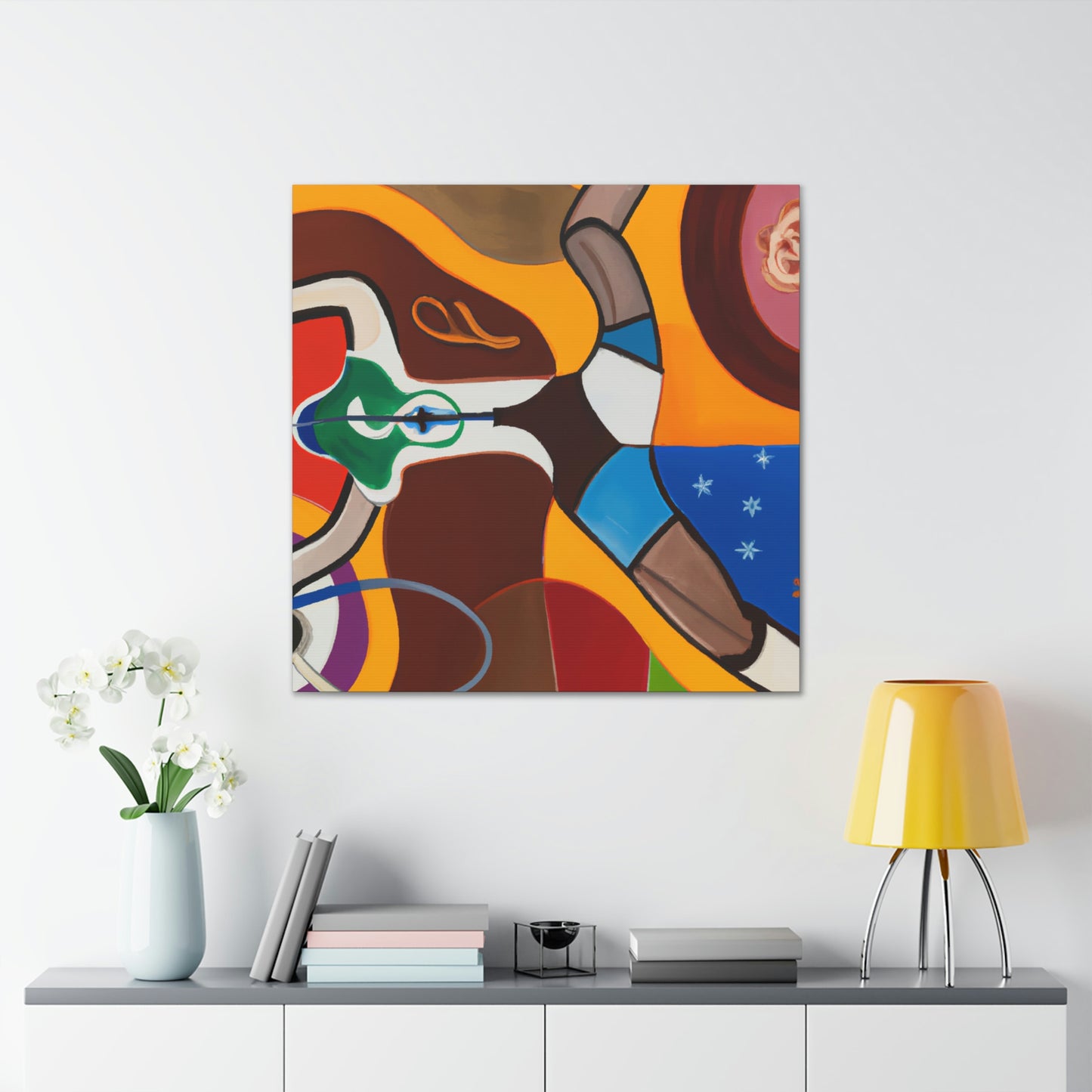 Hockey in Art Deco - Canvas