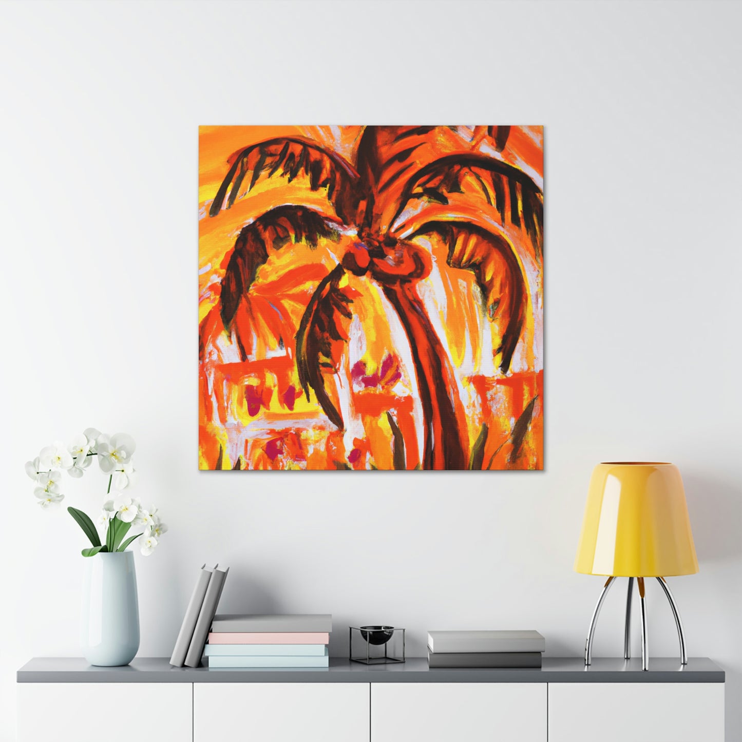 Palm in Expressionism - Canvas