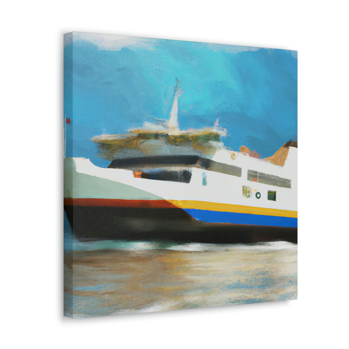 "Ferry on a Journey" - Canvas