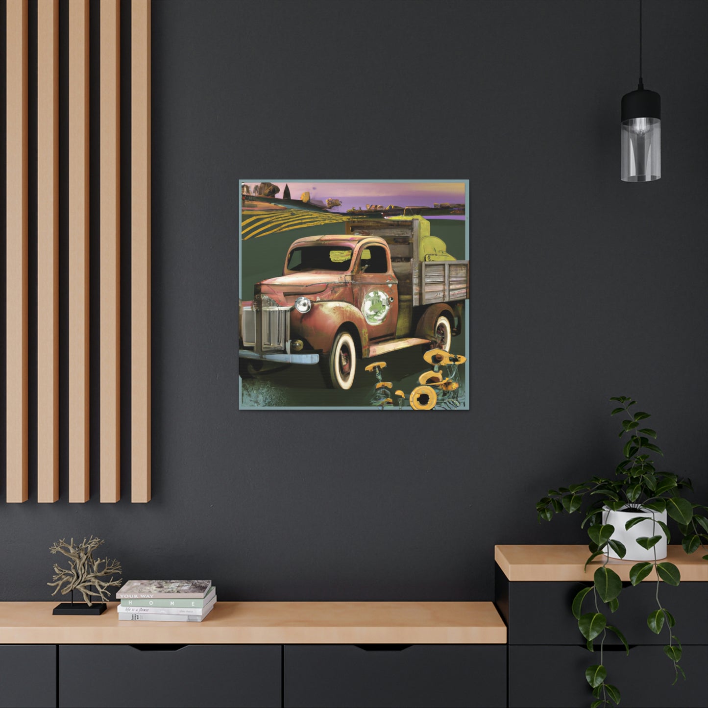 Trucking into Nostalgia - Canvas