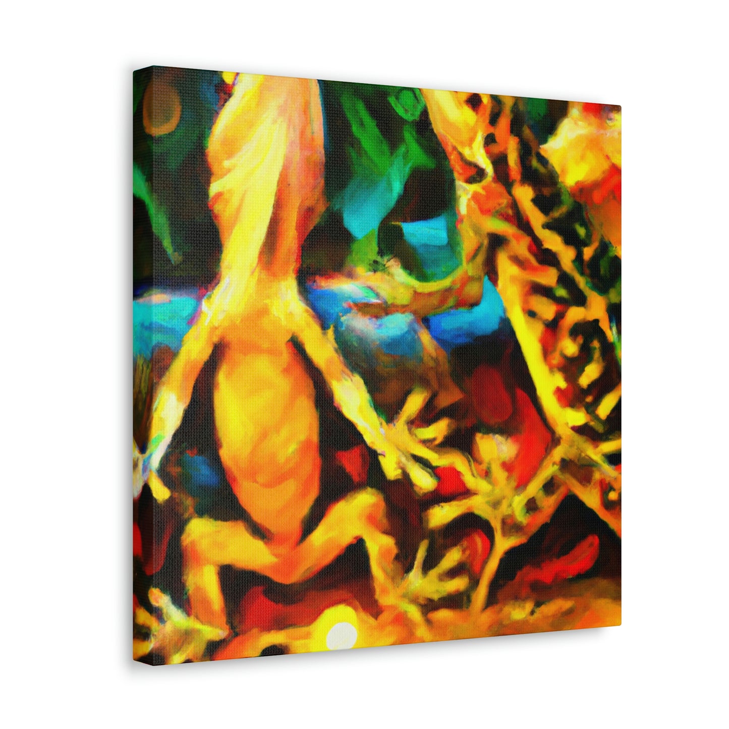 "Lizards in Impressionism" - Canvas