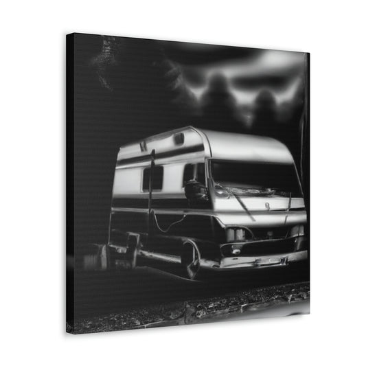 "Vanning in Art Deco". - Canvas