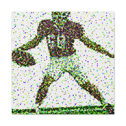 Football in Pointillism - Canvas