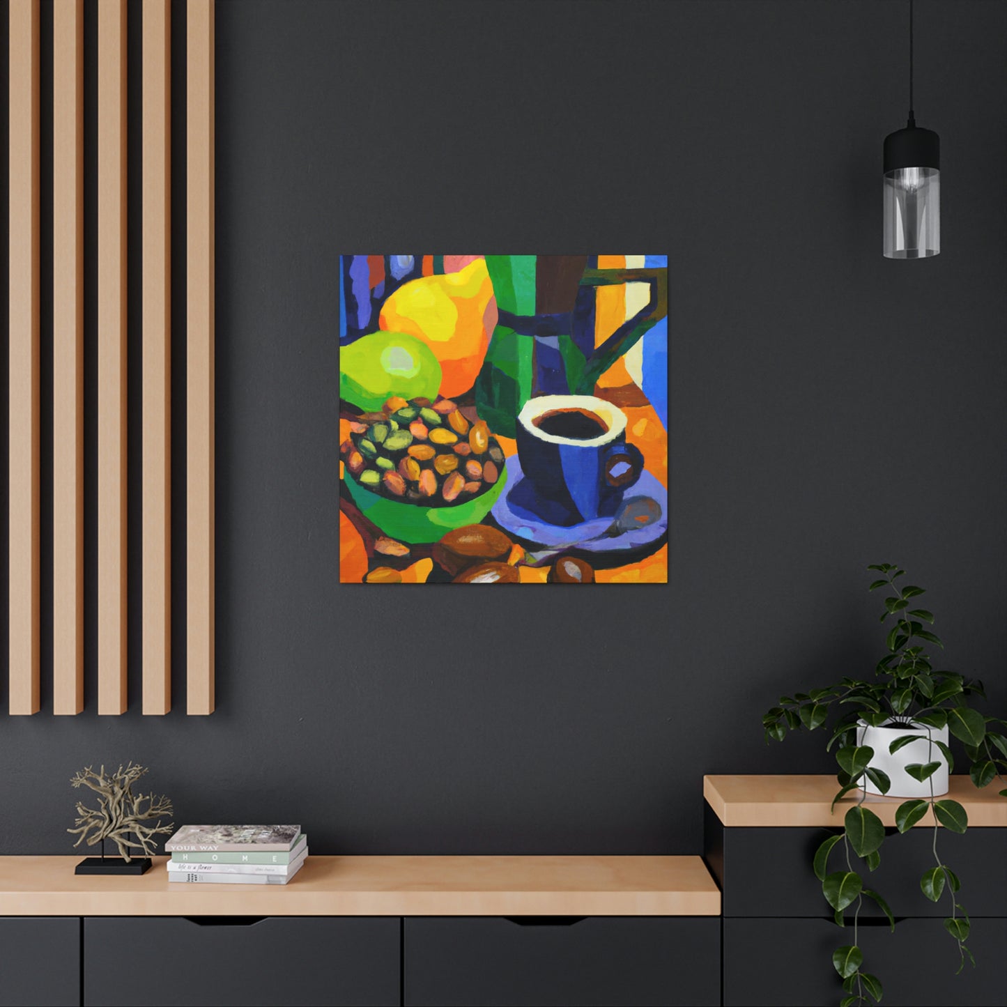 Coffee in Fauvism - Canvas