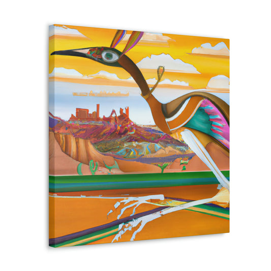 Roadrunner Art Deco - Canvas