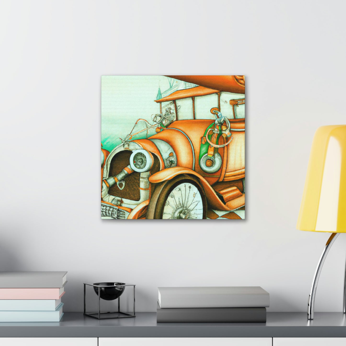 "Automobile Musing Dreams" - Canvas