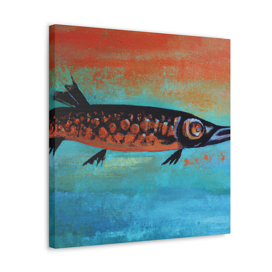 "Barracuda Abstractive Scene" - Canvas