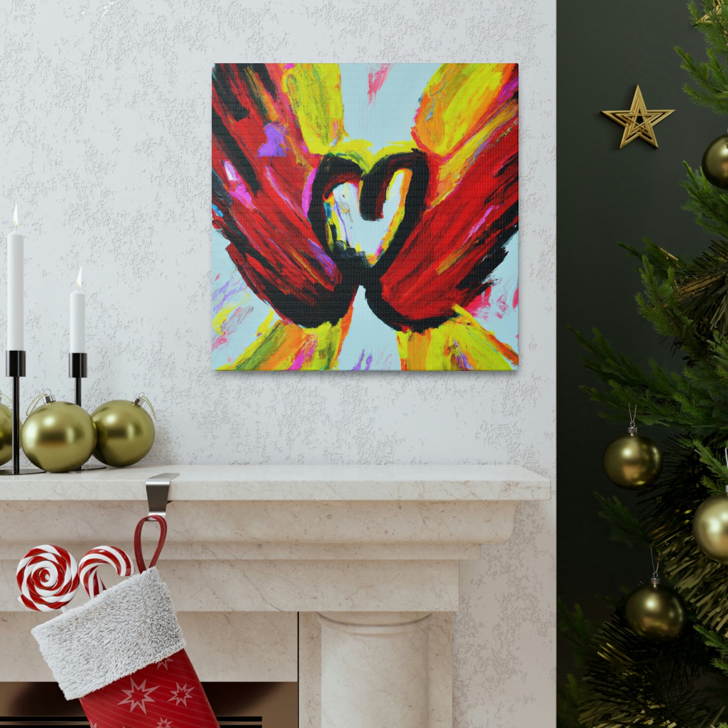 Love's Angelic Wings - Canvas