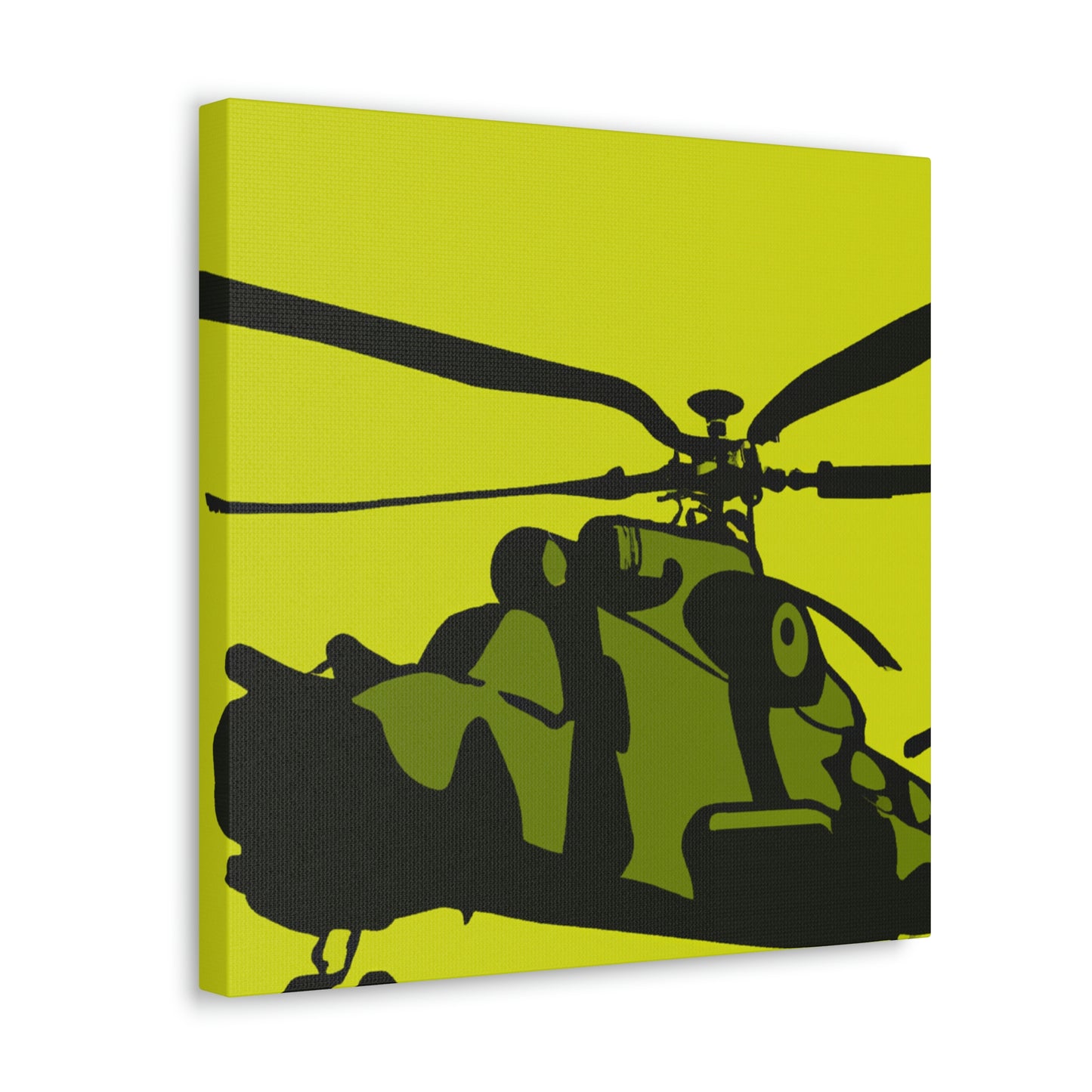 "Helicopter in Minimalism" - Canvas