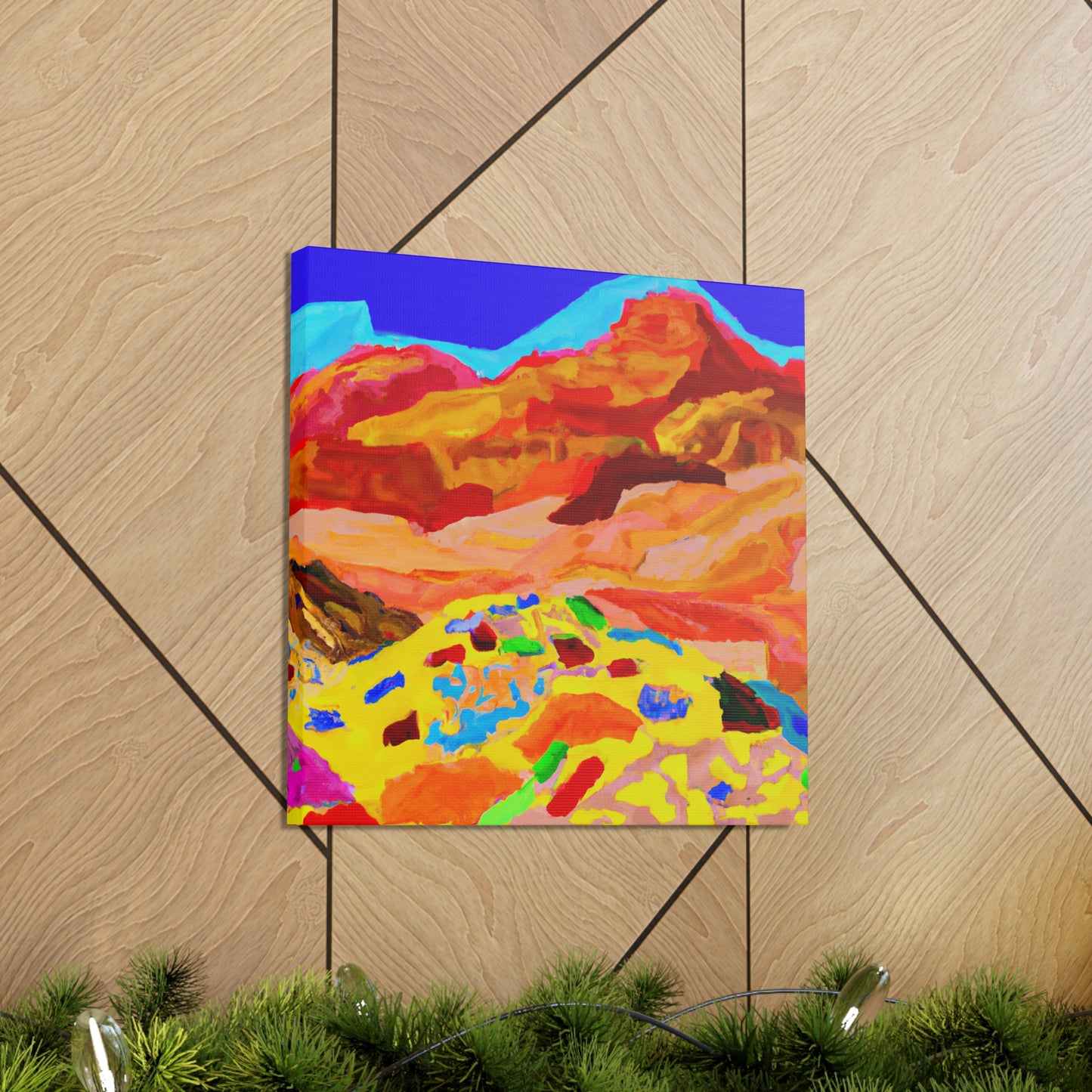 Desert of Colorful Hues - Canvas