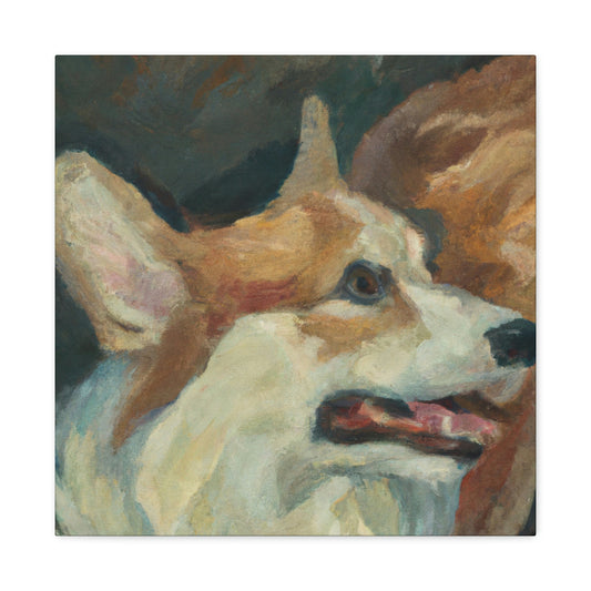 Corgi's Surreal Dream - Canvas