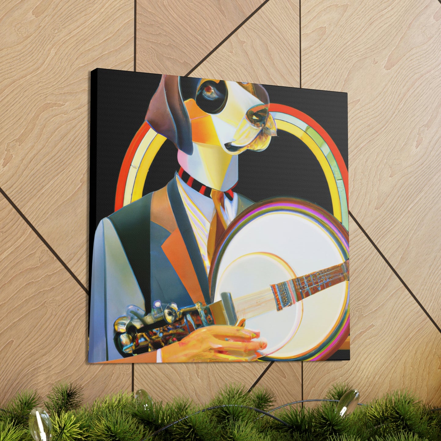 "Banjo Strumming Sunshine" - Canvas