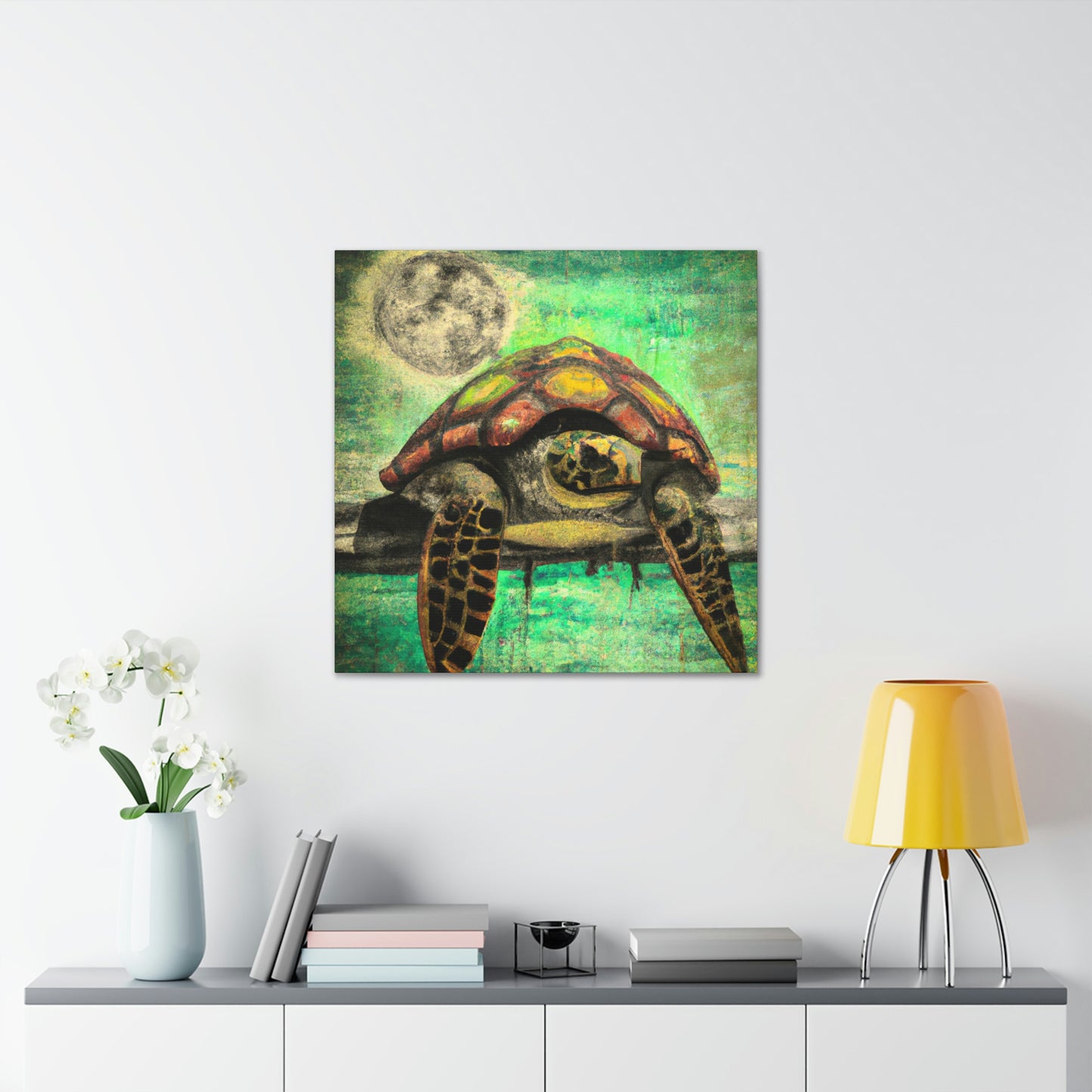 Steampunk Sea Turtle Voyage - Canvas