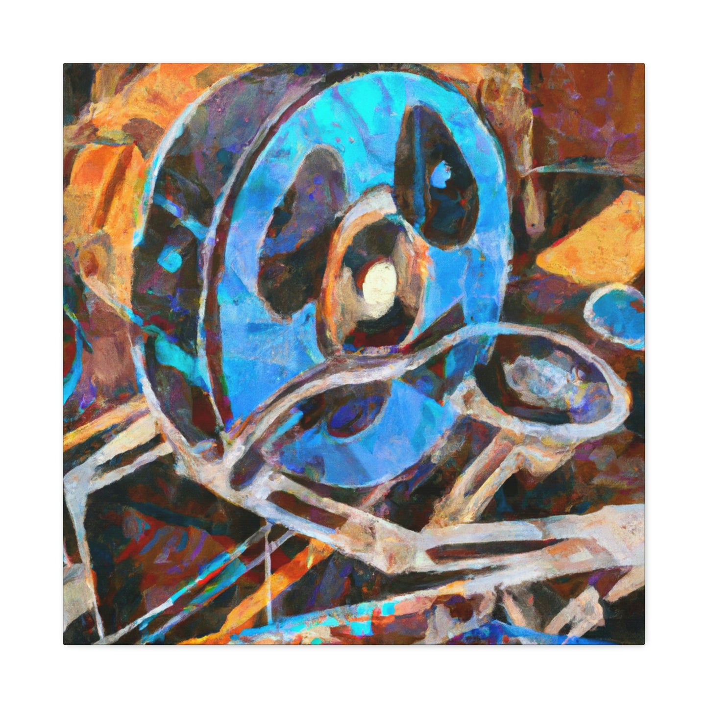 "Reel to Reel Abstraction" - Canvas