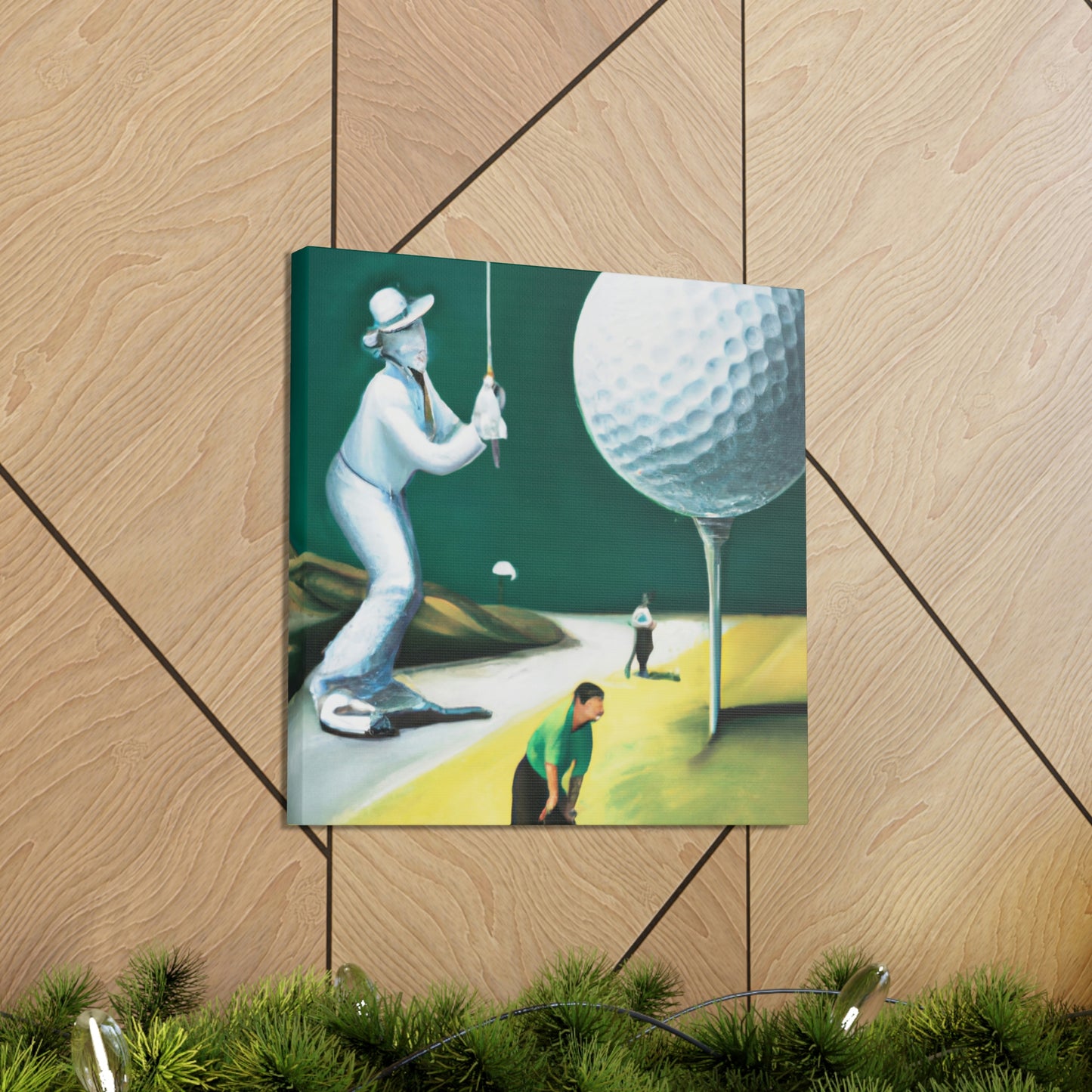 Golfing Through Dreamland - Canvas