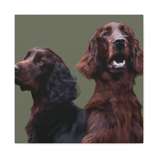 "A Simple Irish Setter" - Canvas