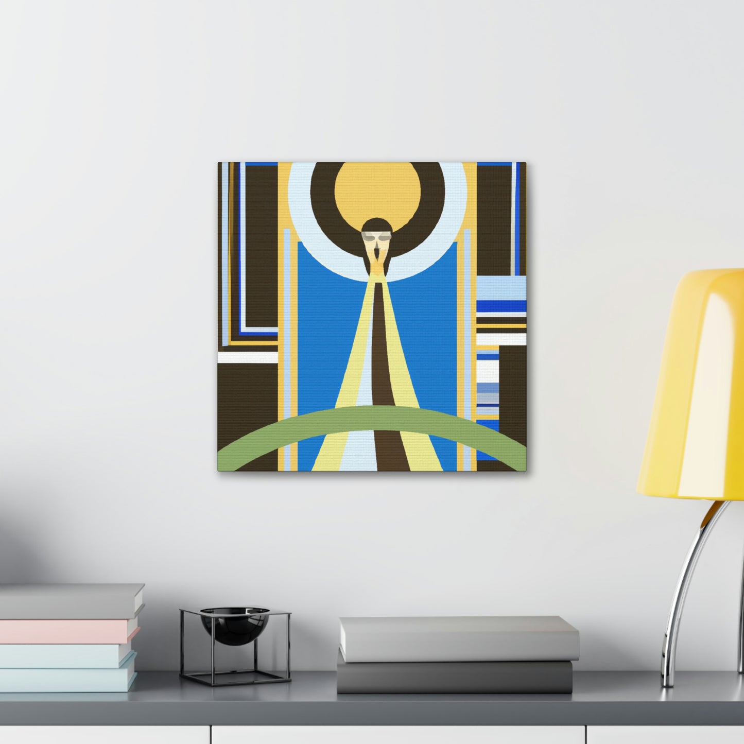 Catching Art Deco Lasso - Canvas