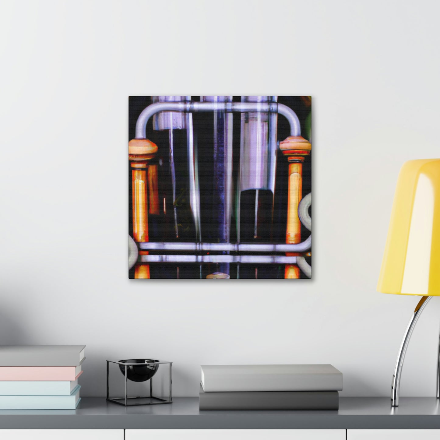 "Test Tubes Panorama" - Canvas