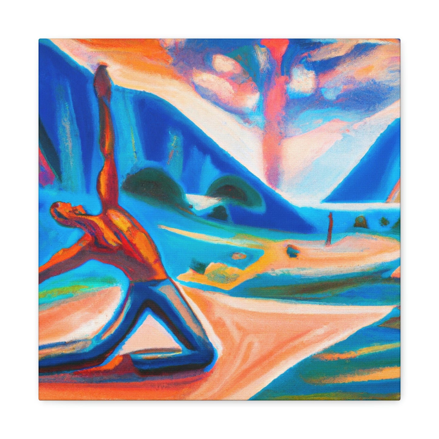 "Yoga at Sunrise" - Canvas