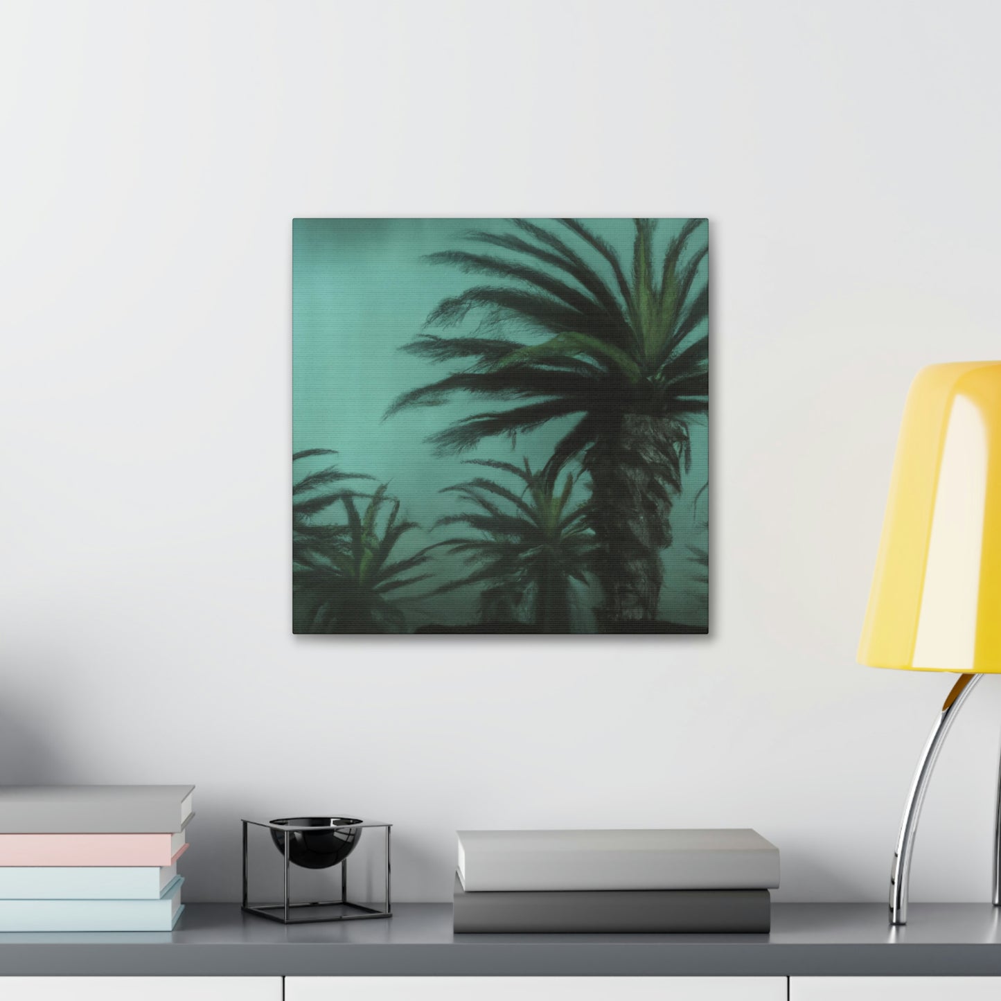 "Abstracted Palm Reflection" - Canvas