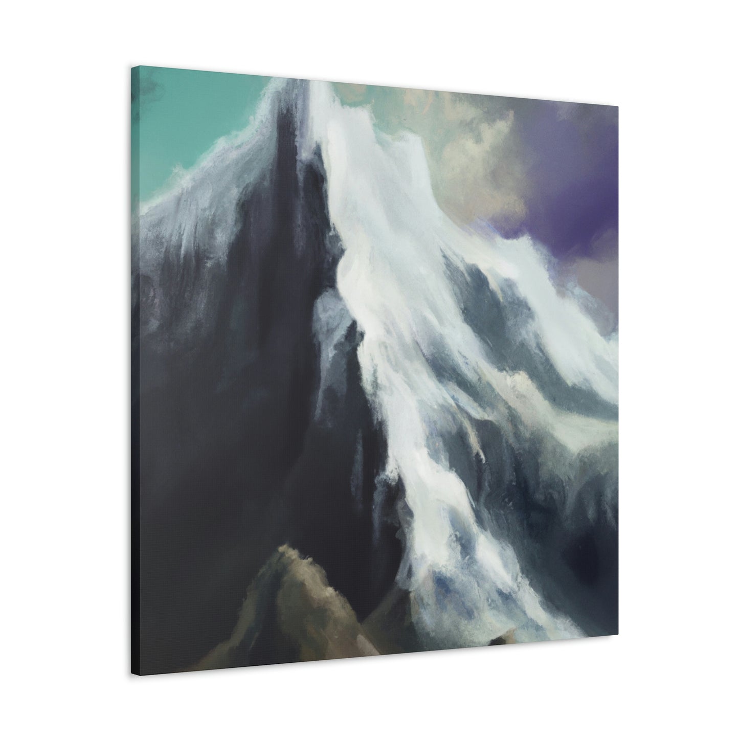 "Snowy Mountain Majesty" - Canvas