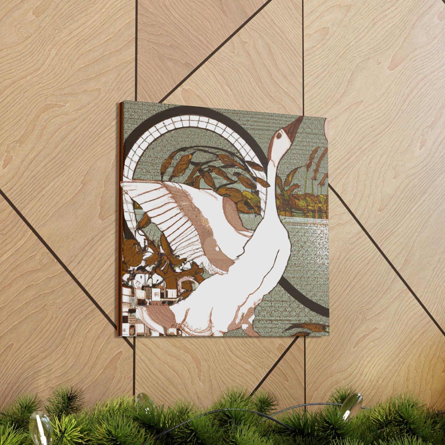 Goose in Art Nouveau - Canvas