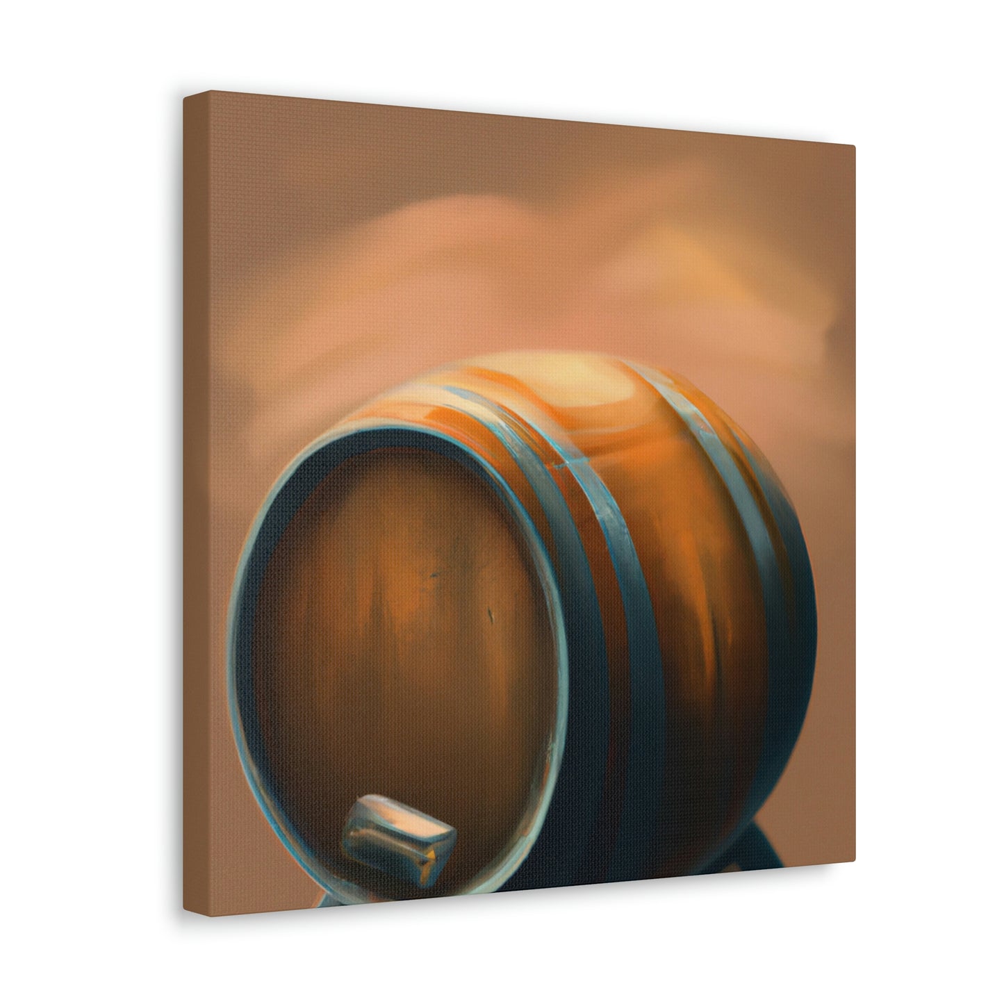 "Whiskey Barrel Ode" - Canvas