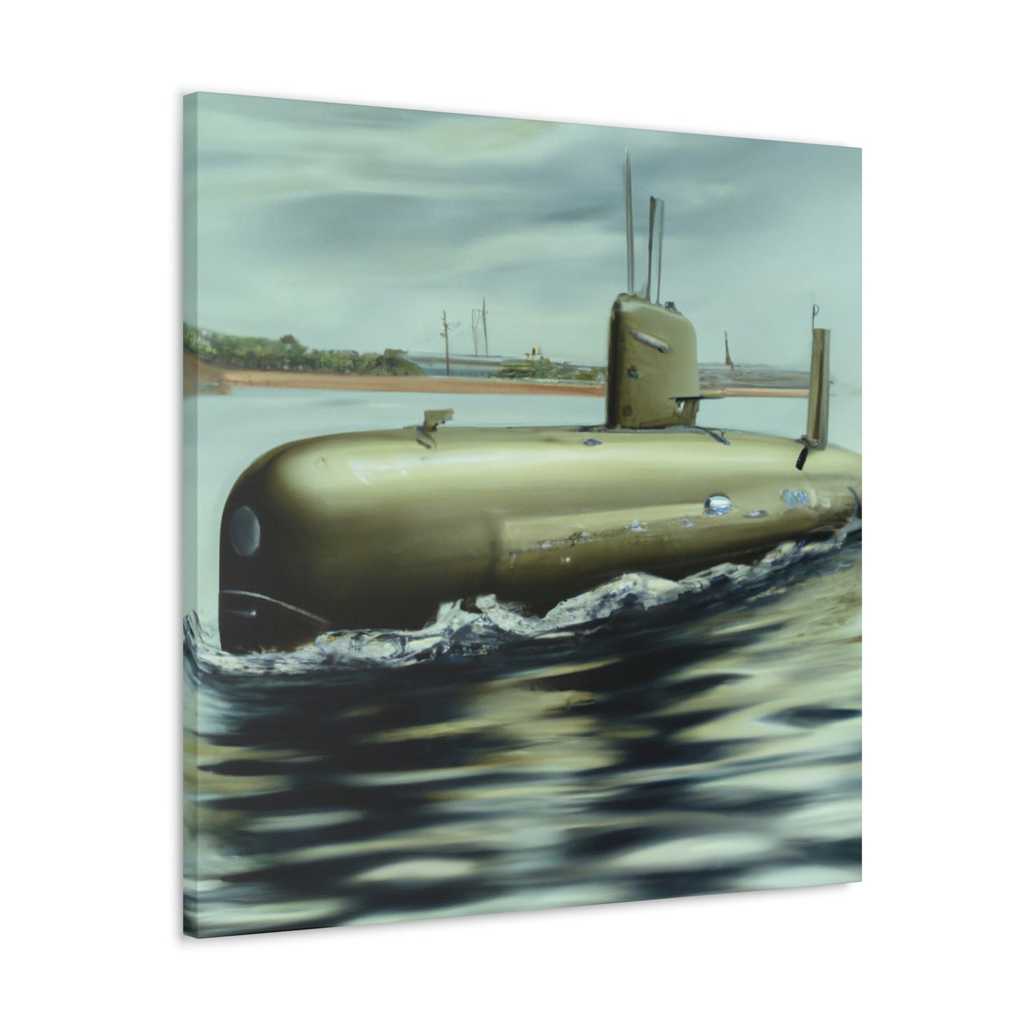 "Depth of Submarine Life" - Canvas