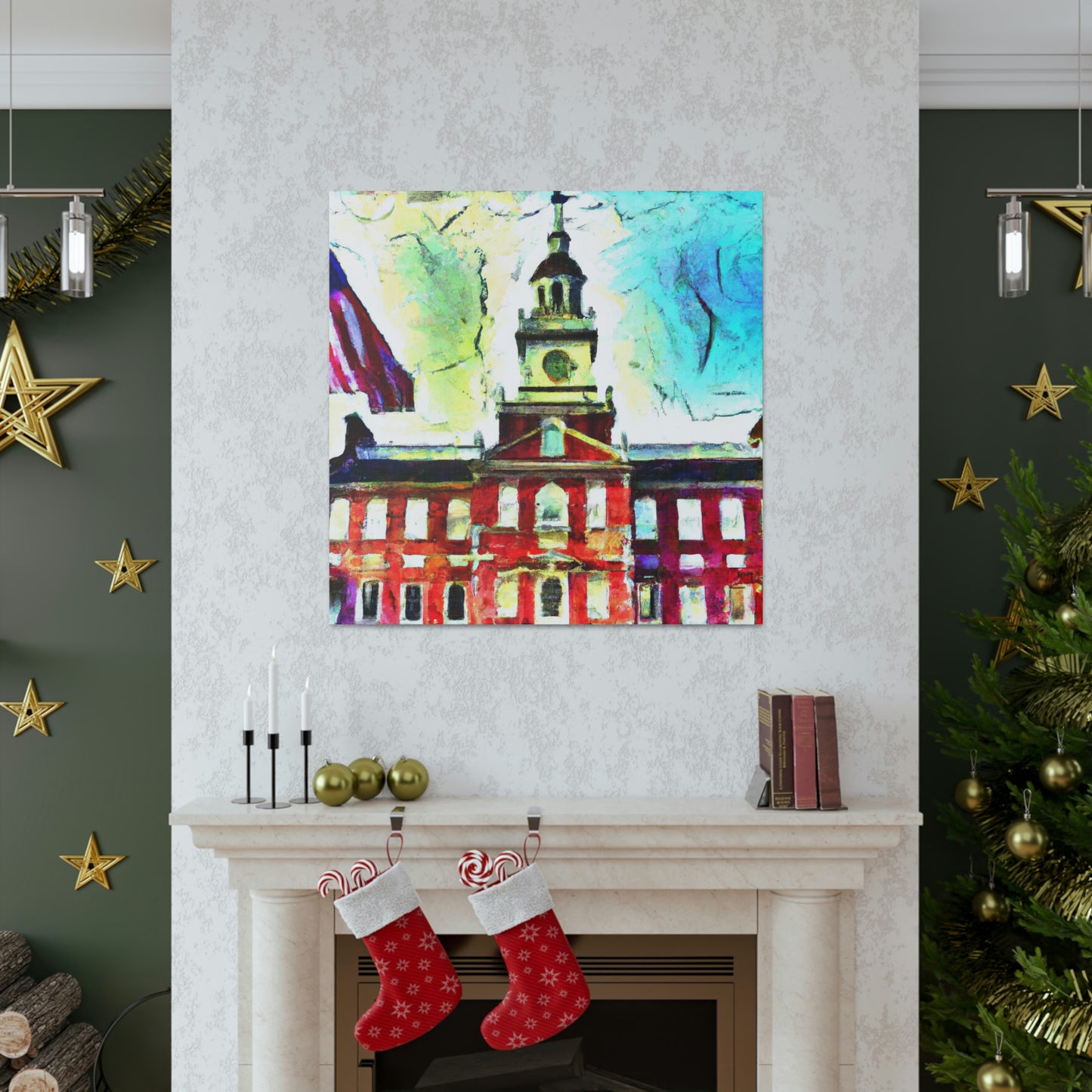 Independence Hall Reflected - Canvas