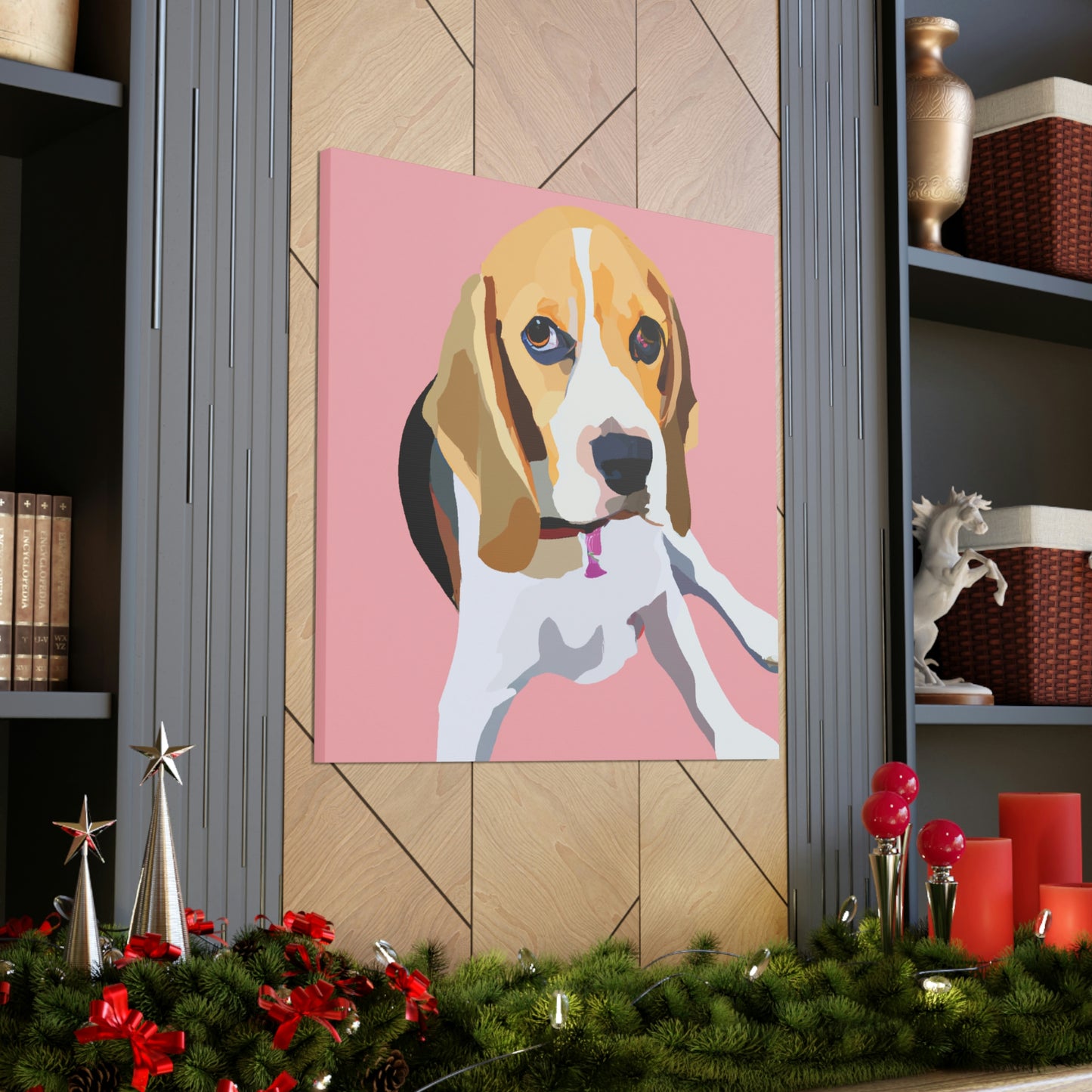 "Regal Beagle Minimalism" - Canvas