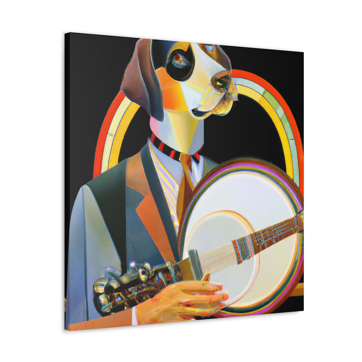 "Banjo Strumming Sunshine" - Canvas