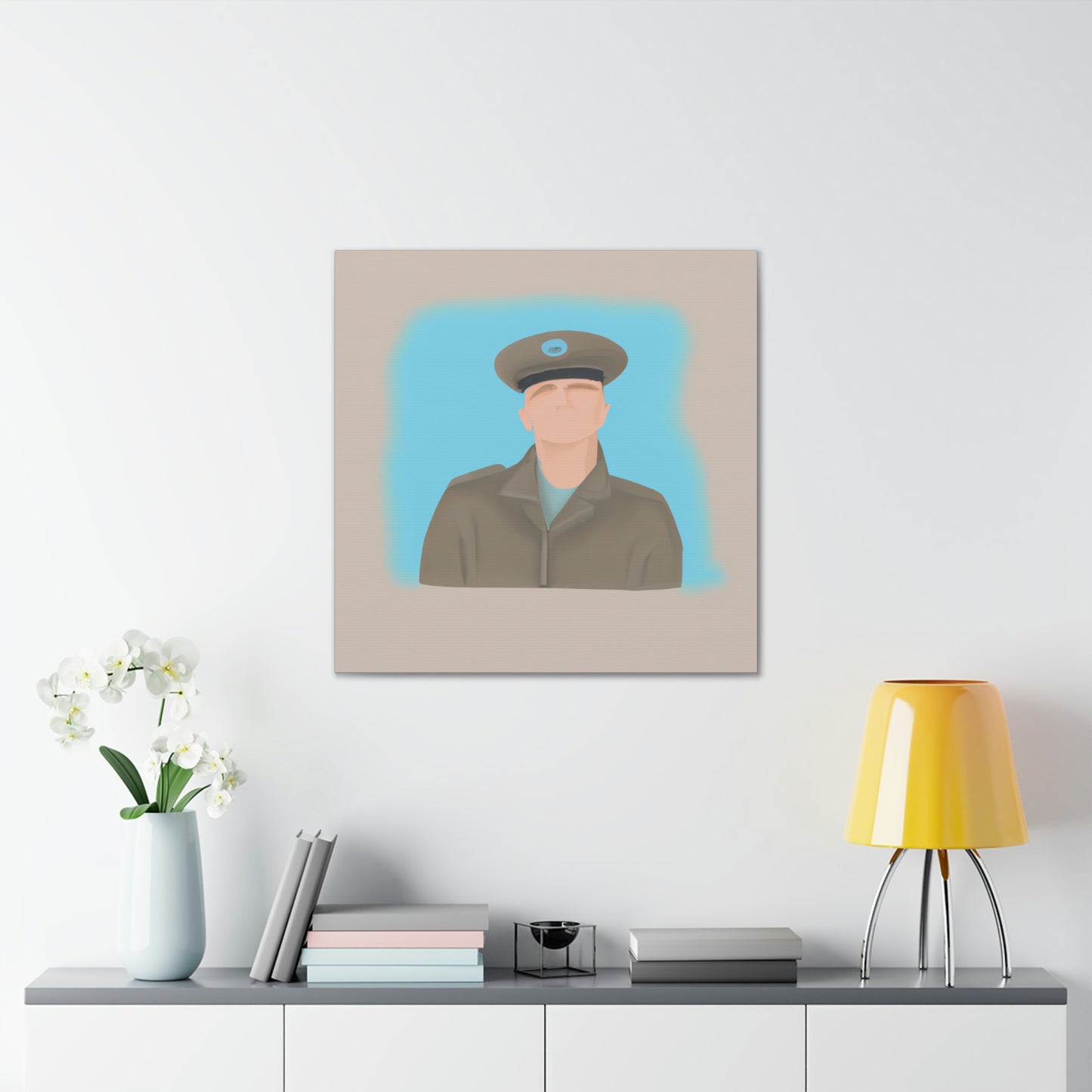 Pilot in Profilescape - Canvas