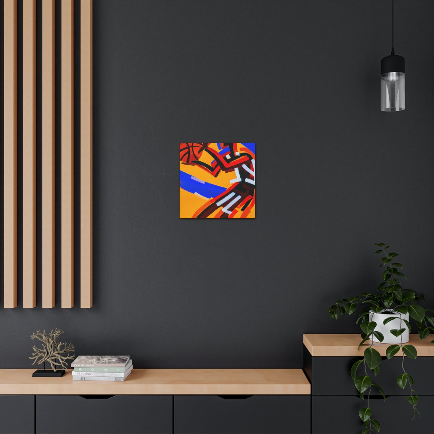 Basketball in Abstractions - Canvas