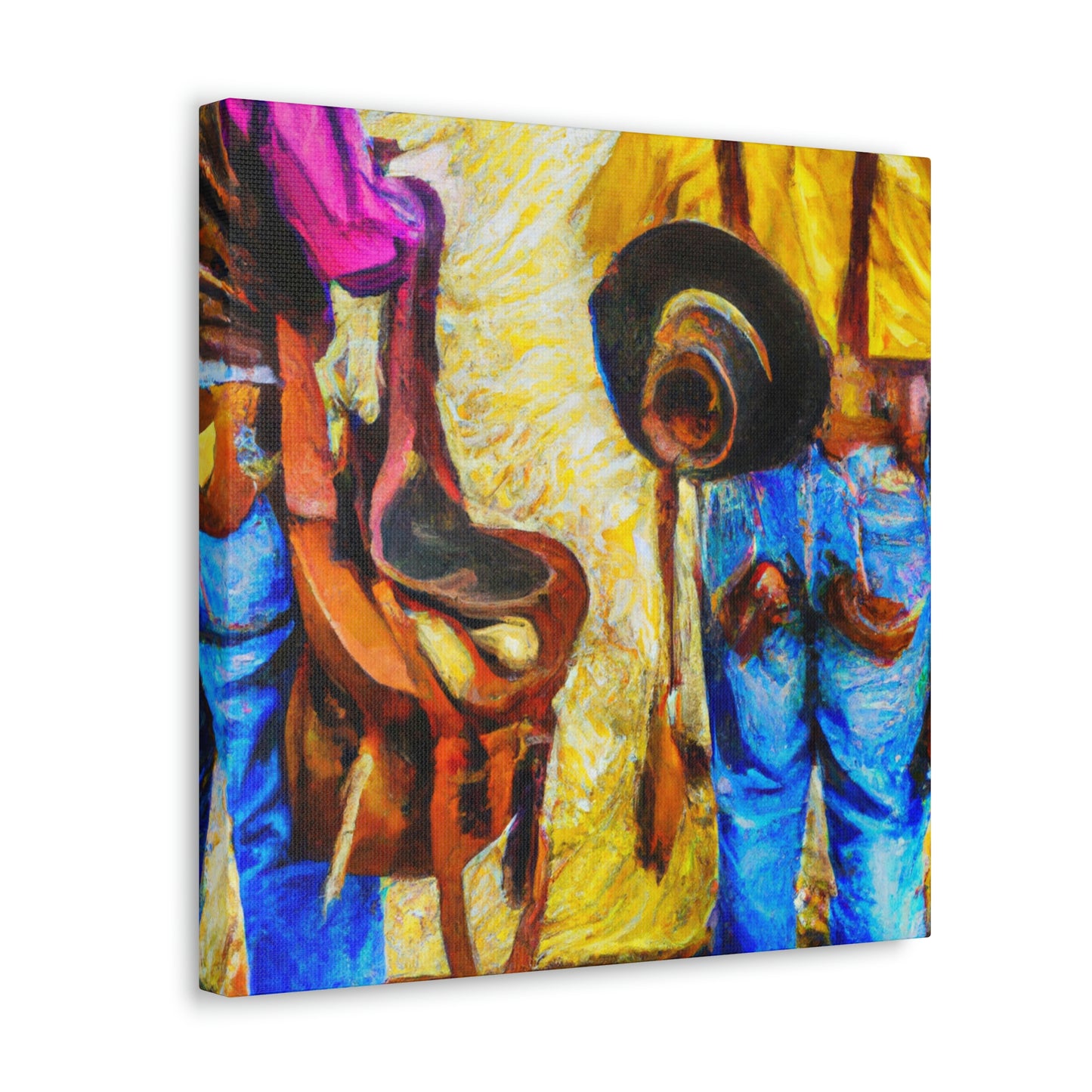 "Saddle Bags Abound" - Canvas