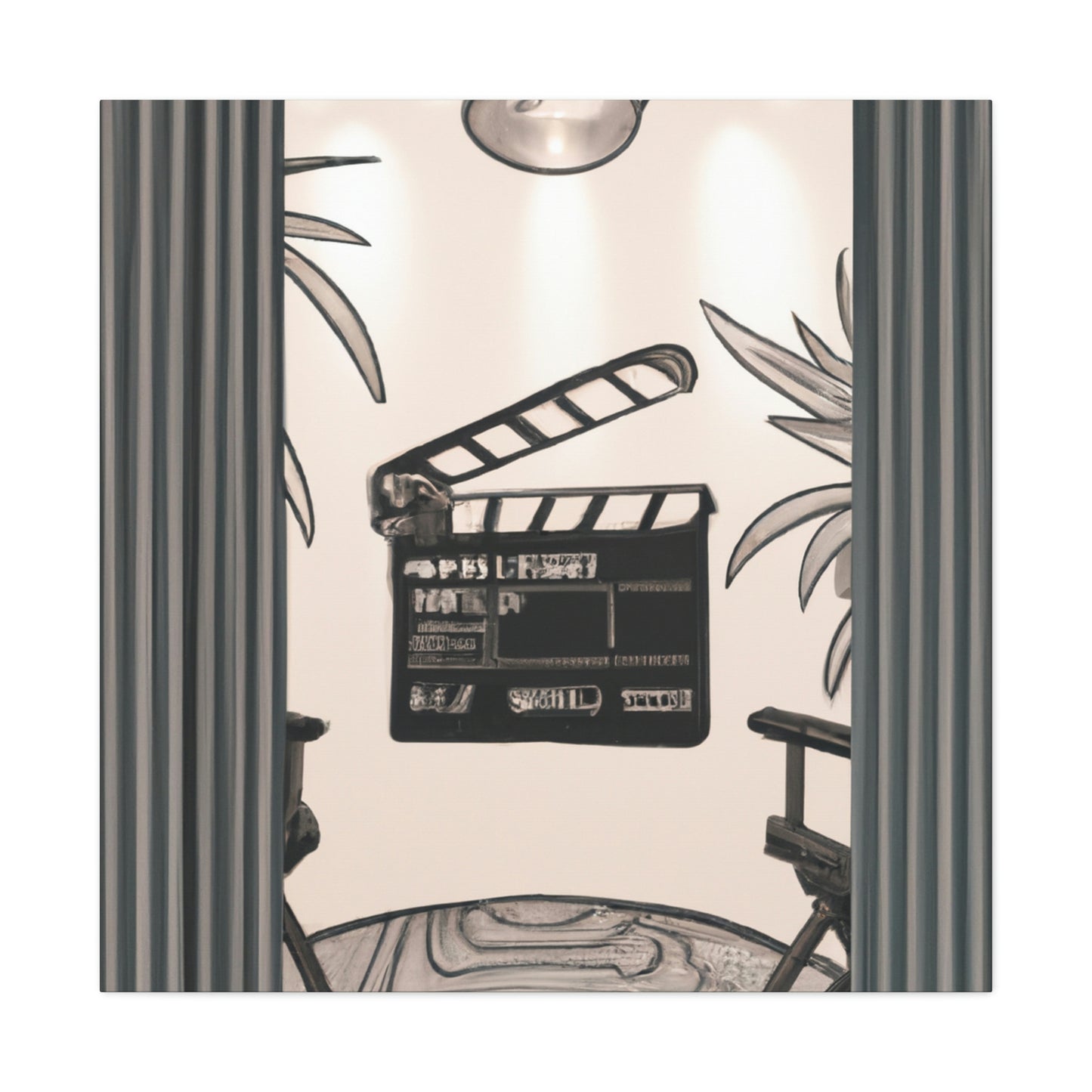 "Cinematic Magic Clapboard" - Canvas