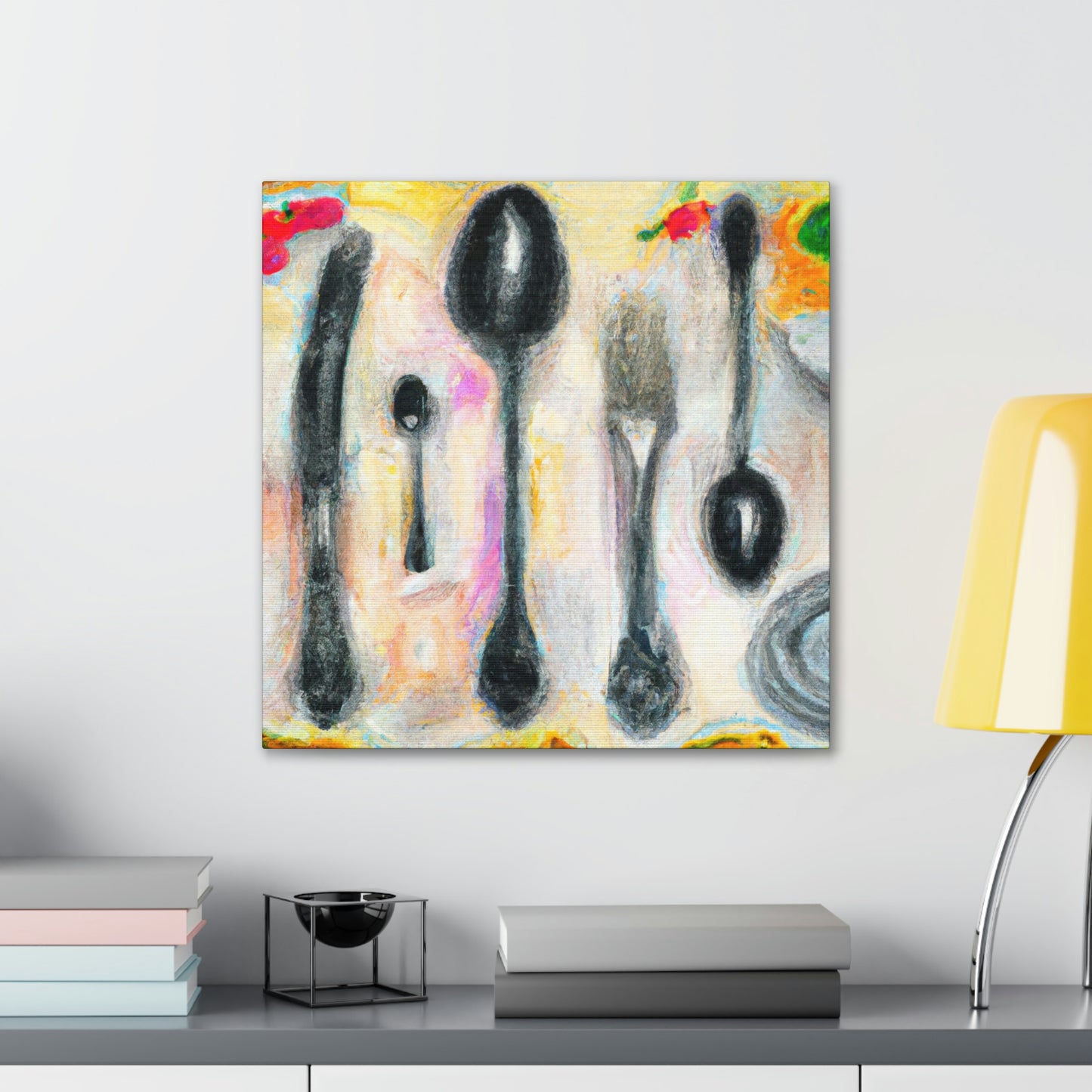 "Silverware in Expressionism" - Canvas