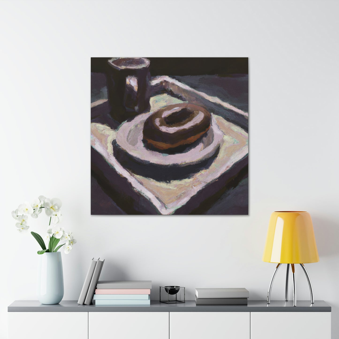 "Doughnut's Bold Flair" - Canvas