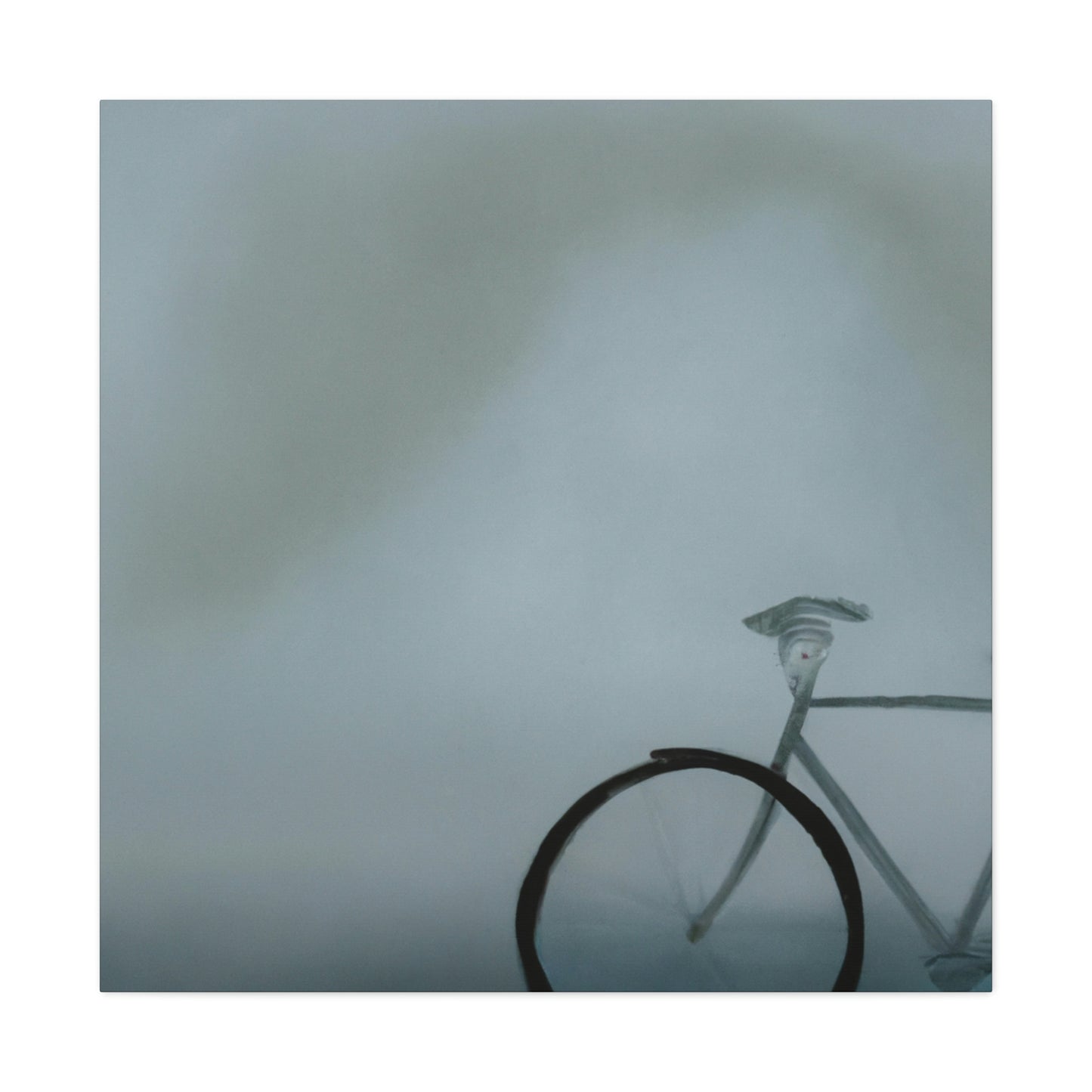 "Bicycle in Minimalism" - Canvas