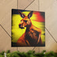 "Kangaroo in Technicolor" - Canvas