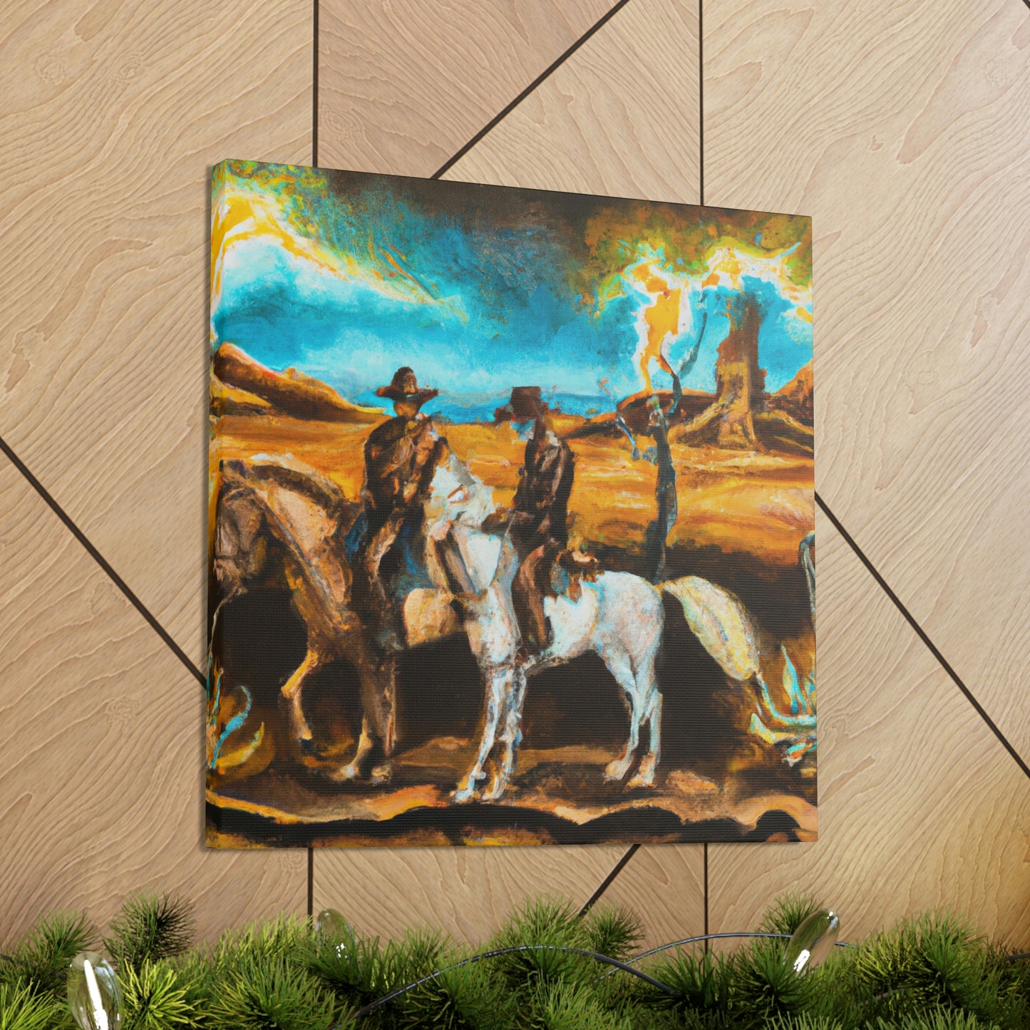 "Delightful Western Landscape" - Canvas