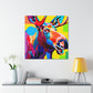 "Moose in Pop Art" - Canvas