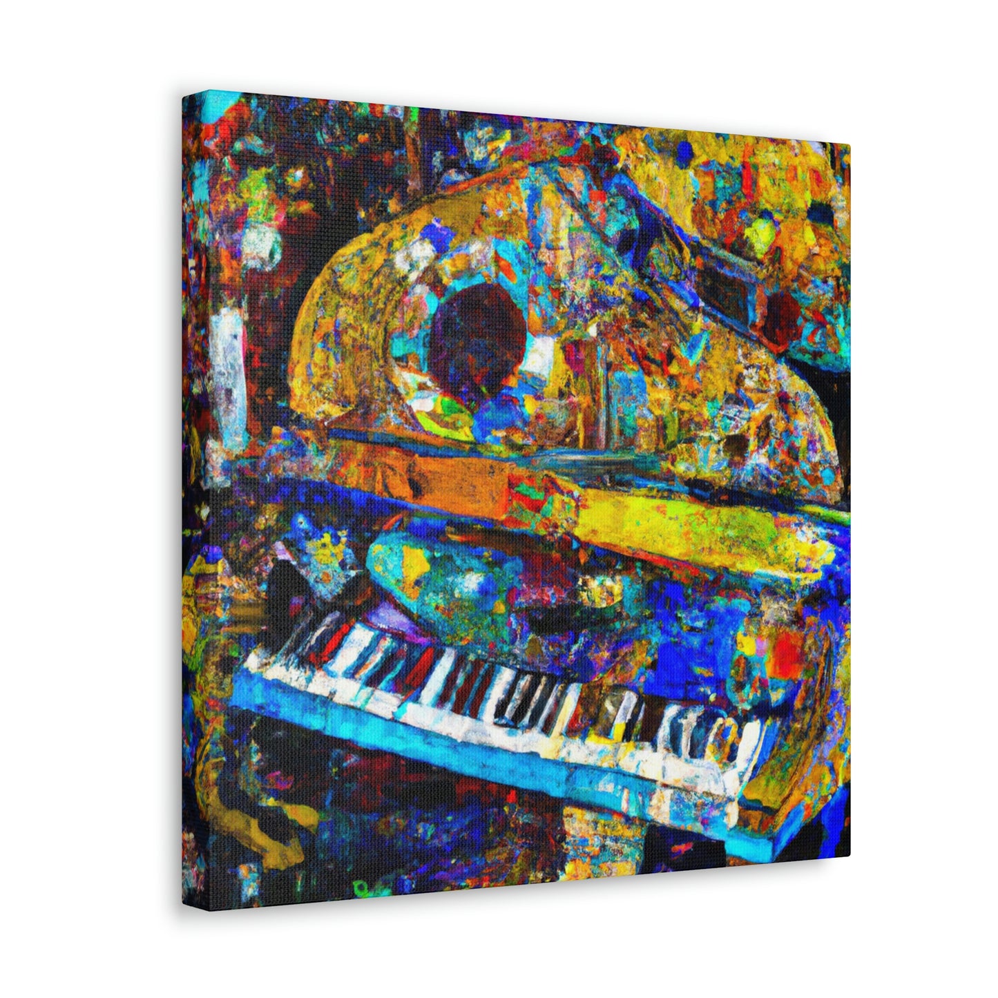 "Piano in Expressionism" - Canvas