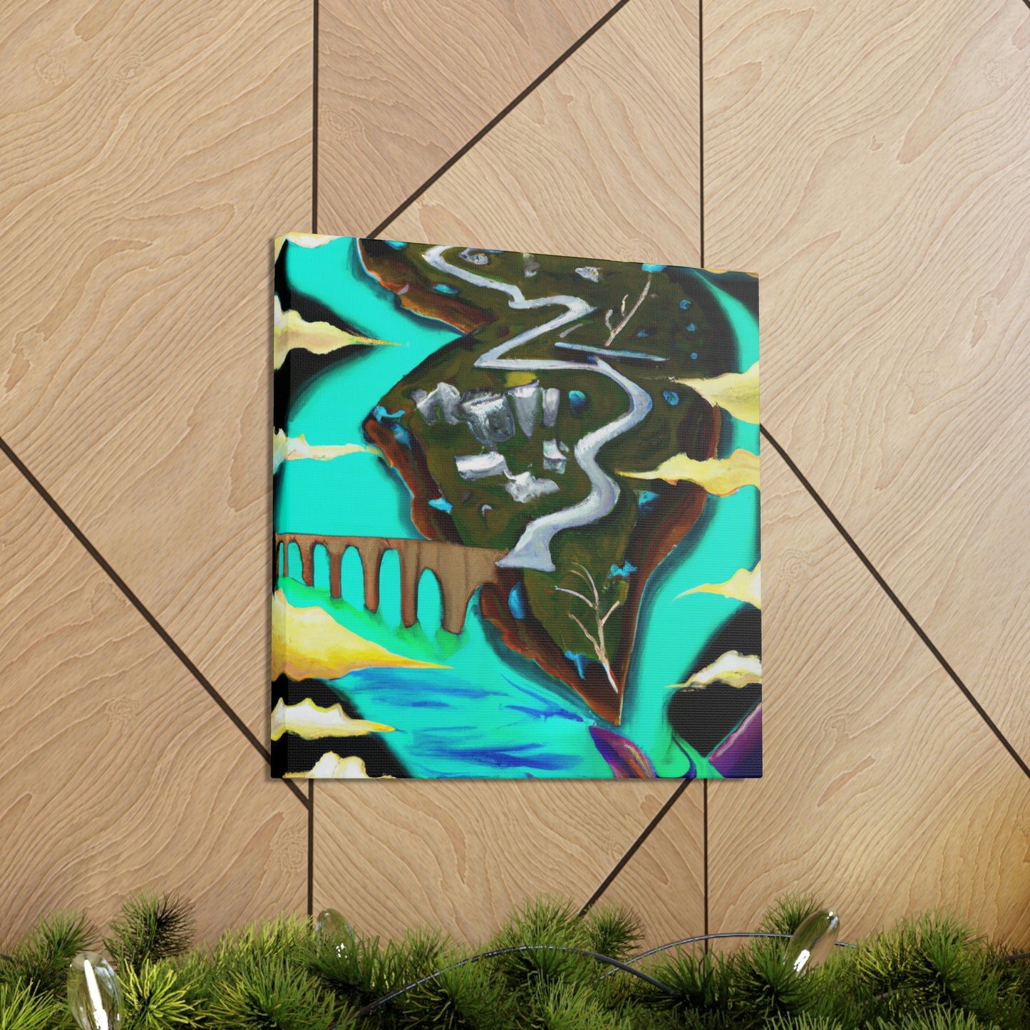 River's Surreal Journey - Canvas