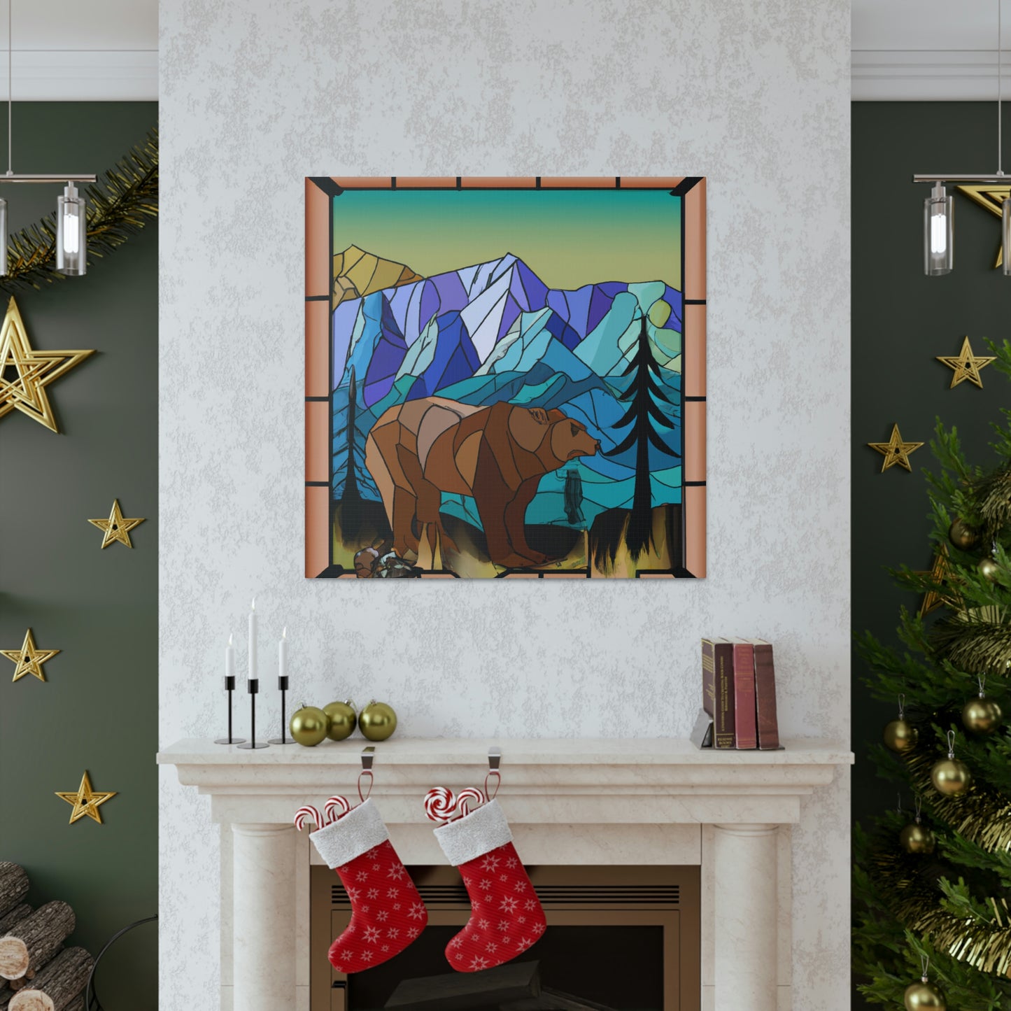 Bear of Gleaming Gold - Canvas